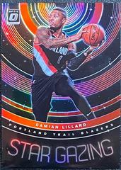 Damian Lillard [Red] #7 Basketball Cards 2019 Panini Donruss Optic Star Gazing Prices
