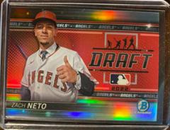 Zach Neto [Refractor] #BDN-3 Baseball Cards 2022 Bowman Draft Night Prices