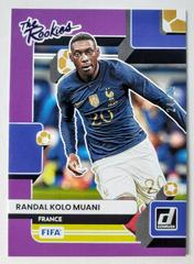 Randal Kolo Muani [Purple] Soccer Cards 2022 Panini Donruss The Rookies Prices
