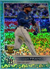 Wander Franco [Aqua] Baseball Cards 2022 Topps Chrome Prices