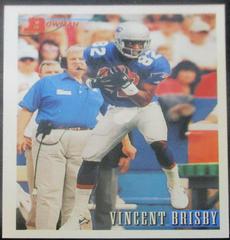 Vincent Brisby Football Cards 1993 Bowman Prices