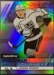 Jordan Spence Hockey Cards 2022 Upper Deck Synergy Rookie Journey Away Prices