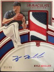 Kyle Muller [Patch Autograph Holo Gold] Baseball Cards 2022 Panini Immaculate Prices