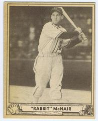 Rabbit McNair Baseball Cards 1940 Play Ball Prices