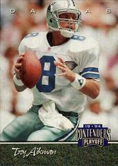 Troy Aikman Football Cards 1994 Playoff Contenders Prices