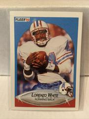 Lorenzo White #137 Football Cards 1990 Fleer Prices