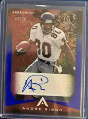 Andre Rison [Blue] Football Cards 2021 Panini Chronicles Ascension Autographs Prices