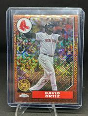 David Ortiz [Orange] #T87C2-54 Baseball Cards 2022 Topps Silver Pack 1987 Chrome Series 2 Prices