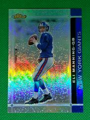 Eli Manning [Blue Refractor] Football Cards 2007 Topps Finest Prices