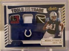 Michael Pittman Jr. [Prime] #TTT-16 Football Cards 2022 Panini Absolute Tools of the Trade Triple Prices