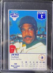 Jim Rice Baseball Cards 1987 Kraft Home Plate Heroes Hand Cut Prices