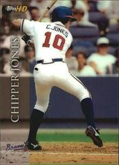 Chipper Jones #72 Baseball Cards 2000 Topps H.D Prices