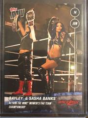 Bayley, Sasha Banks Wrestling Cards 2020 Topps Now WWE Prices