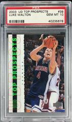Luke Walton Basketball Cards 2003 Upper Deck Top Prospects Prices