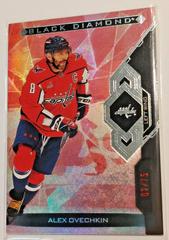 Alex Ovechkin [Red] Hockey Cards 2022 Upper Deck Black Diamond Prices