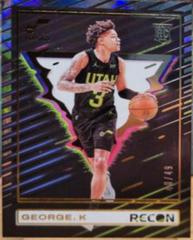 Keyonte George [Effect] #17 Basketball Cards 2023 Panini Recon Rookie Prices