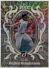 Rickey Henderson [Vector] #M3K-1 Baseball Cards 2023 Panini Donruss Mr. 3000 Prices