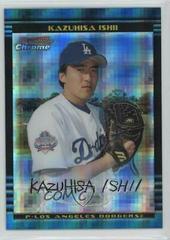 Kazuhisa Ishii [Xfractor] #403 Baseball Cards 2002 Bowman Chrome Prices
