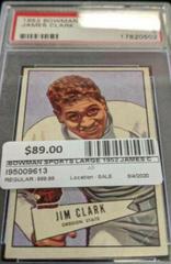 James Clark #66 Football Cards 1952 Bowman Small Prices