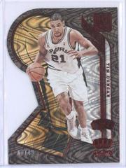 Tim Duncan [Red] #2 Basketball Cards 2023 Panini Crown Royale Hand Crafted Prices
