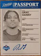 Danny Gray #NPS-DG Football Cards 2022 Panini Prestige NFL Passport Signatures Prices