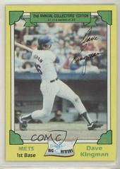 Dave Kingman #21 Baseball Cards 1982 Topps Drake's Big Hitters Prices