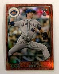 Jacob deGrom [Ben Baller Rose Gold] #87BC-7 Baseball Cards 2022 Topps Chrome 1987 Prices