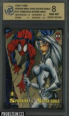 Spider-Man & Silver Sable #92 Marvel 1994 Fleer Amazing Spider-Man Prices