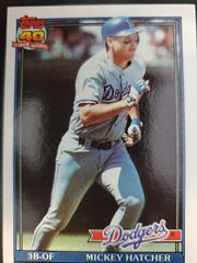Mickey Hatcher #152 Baseball Cards 1991 Topps Prices