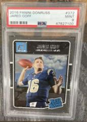 Jared Goff [Press Proof Silver Die Cut] #372 Football Cards 2016 Panini Donruss Prices