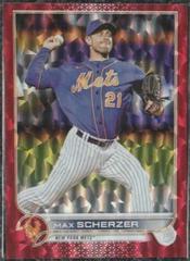 Max Scherzer [Red Foil] #US1 Baseball Cards 2022 Topps Update Prices