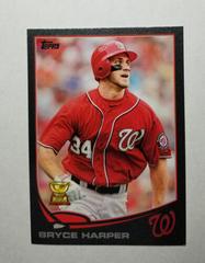 Bryce Harper [Looking Left Black] #1 Baseball Cards 2013 Topps Prices