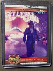 Undertaker Defeats John Cena Wrestling Cards 2019 Topps WWE Road to Wrestlemania Prices