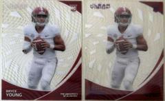 Bryce Young [Purple] #1 Football Cards 2023 Panini Chronicles Draft Picks Clear Vision Prices