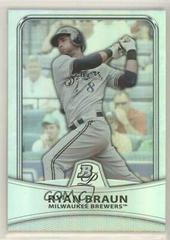 Ryan Braun #7 Baseball Cards 2010 Bowman Platinum Prices