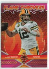Aaron Rodgers [Pink] #FT-11 Football Cards 2022 Panini Phoenix Flame Throwers Prices