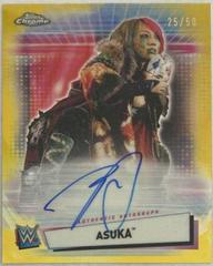 Asuka [Gold Refractor] Wrestling Cards 2021 Topps Chrome WWE Autographs Prices