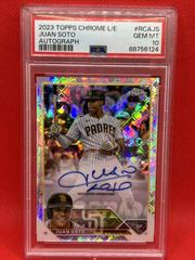Juan Soto #RCA-JS Baseball Cards 2023 Topps Chrome Logofractor Autograph Prices