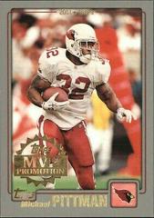 Michael Pittman Football Cards 2001 Topps MVP Promotion Prices
