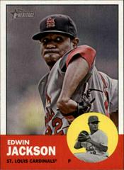 Edwin Jackson #22 Baseball Cards 2012 Topps Heritage Prices