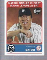 Hideki Matsui #288 Baseball Cards 2003 Upper Deck Vintage Prices