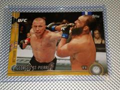 Georges St Pierre [Gold] Ufc Cards 2015 Topps UFC Chronicles Prices
