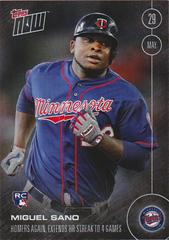 Miguel Sano Baseball Cards 2016 Topps Now Prices