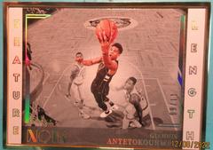Giannis Antetokounmpo [Feature Length FOTL] Basketball Cards 2021 Panini Noir Prices