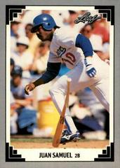 Juan Samuel Baseball Cards 1991 Leaf Prices