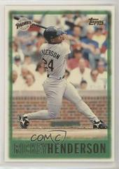 Rickey Henderson #96 Baseball Cards 1997 Topps Prices
