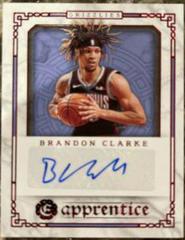 Brandon Clarke [Red] Basketball Cards 2020 Panini Chronicles Apprentice Signatures Prices