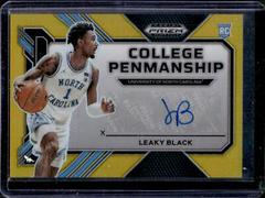 Leaky Black [Black Gold] #CP-LBK Basketball Cards 2023 Panini Prizm Draft Picks College Penmanship Autographs Prices