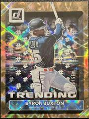 Byron Buxton [Gold] #T-5 Baseball Cards 2022 Panini Donruss Trending Prices