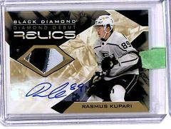 Rasmus Kupari [Autograph Patch] #DD-RK Hockey Cards 2021 Upper Deck Black Diamond Debut Relics Prices